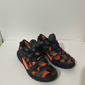 Adidas Alphatorsion Boost Running Shoes Orange Black Camo Men's Size 8